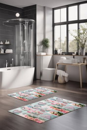 Mijölnir Juego de alfombrillas de baño CT-5259 Multicolor